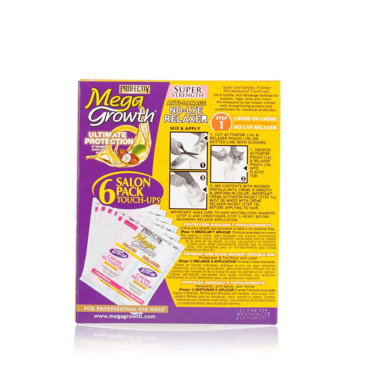 Profectiv Mega Growth Relaxer 6-pack bottle label detail