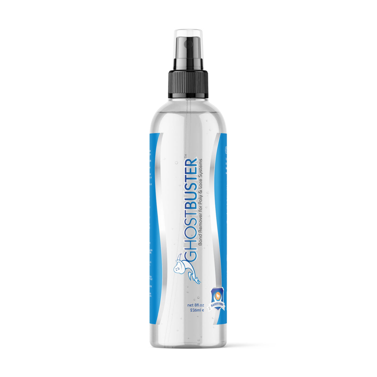 Professional Hair Labs Ghostbuster bottle closeup for fast adhesive removal on wigs