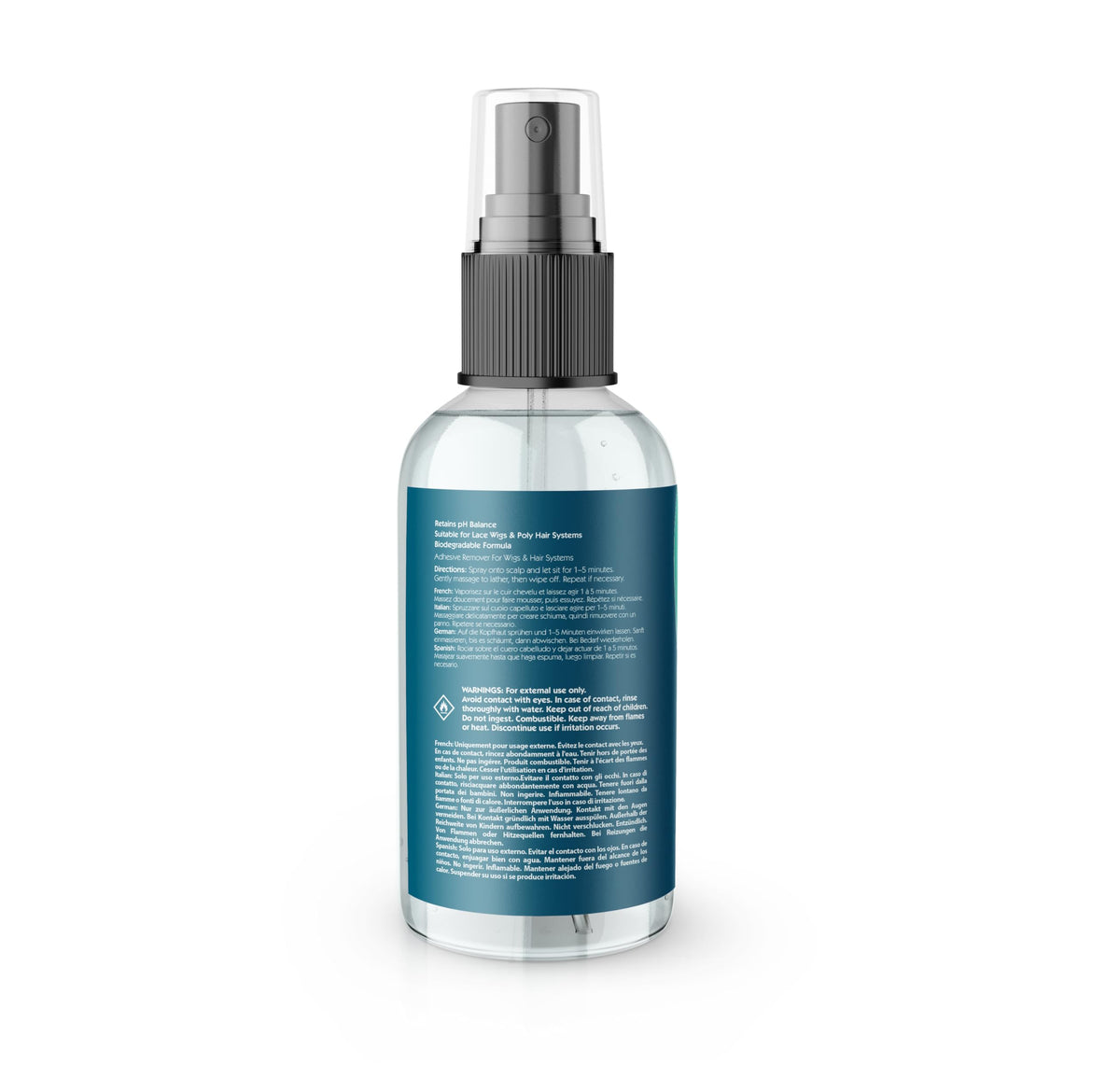 Application scene showing Ultra Safe on scalp for clean removal.