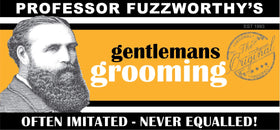 Professor Fuzzworthy's Beard Balm Gloss applied on beard adds subtle shine and manageable texture.