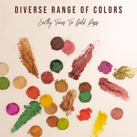 Profusion Marigold swatches demonstrate blendable texture for seamless transitions.