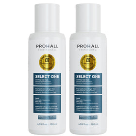 Prohall Select One packaging showing formaldehyde-free keratin treatment for frizz control