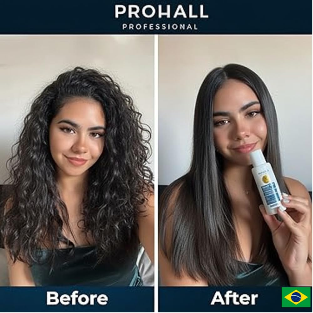 Prohall Select One shiny hair after treatment with lasting smoothness