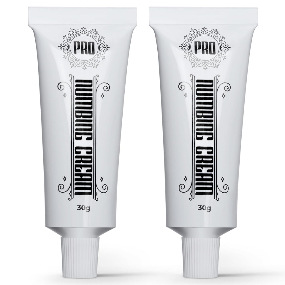 Proinnate Numbing Cream Max Strength bottle ready for fast waxing use