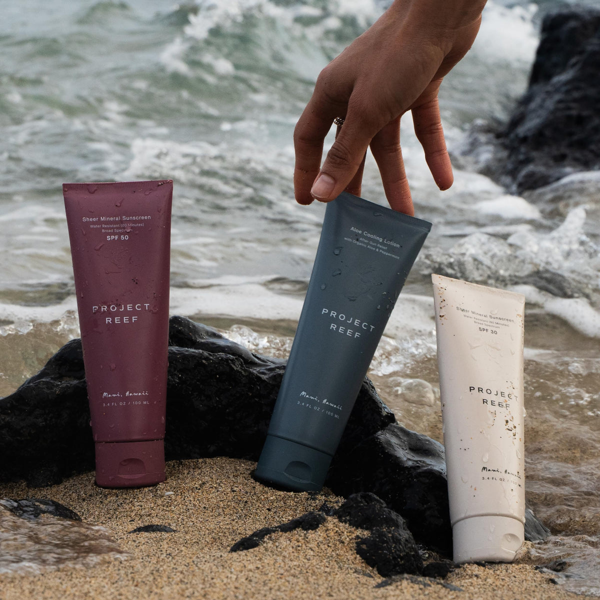 Project Reef aluminum mist packaging as eco-friendly option