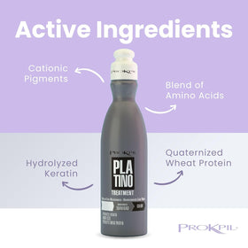 Prokpil enriched keratin and amino acids highlight nourishing formula.