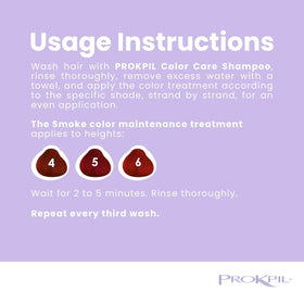 Prokpil Smoke Nuance color-refresh for blonde highlights with a cool base.
