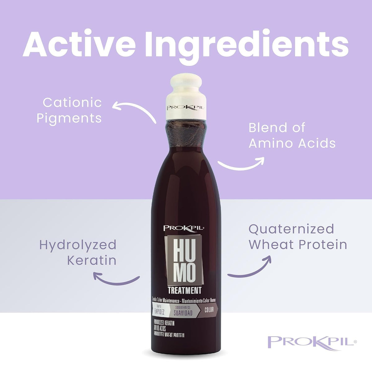 Prokpil Smoke Nuance weekly routine offers color upkeep for blondes.