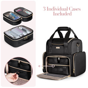 Prokva bottom compartment contains a large case for full kit organization.