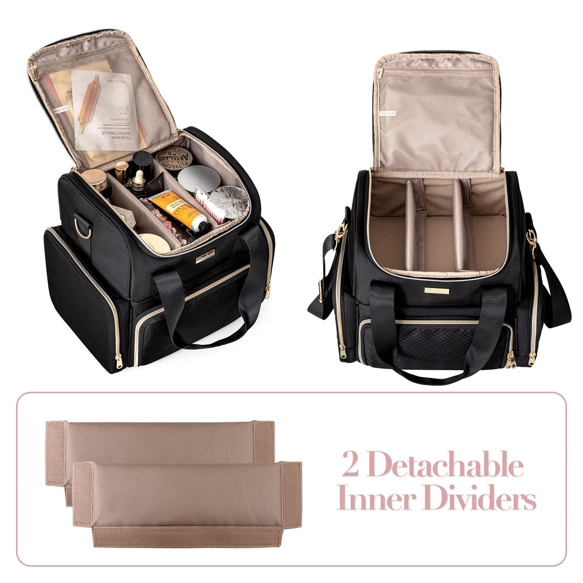 Prokva removable cases with clear windows for quick item finding.