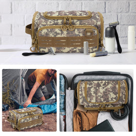 Prokva side pockets store towels or socks for on-the-go use.