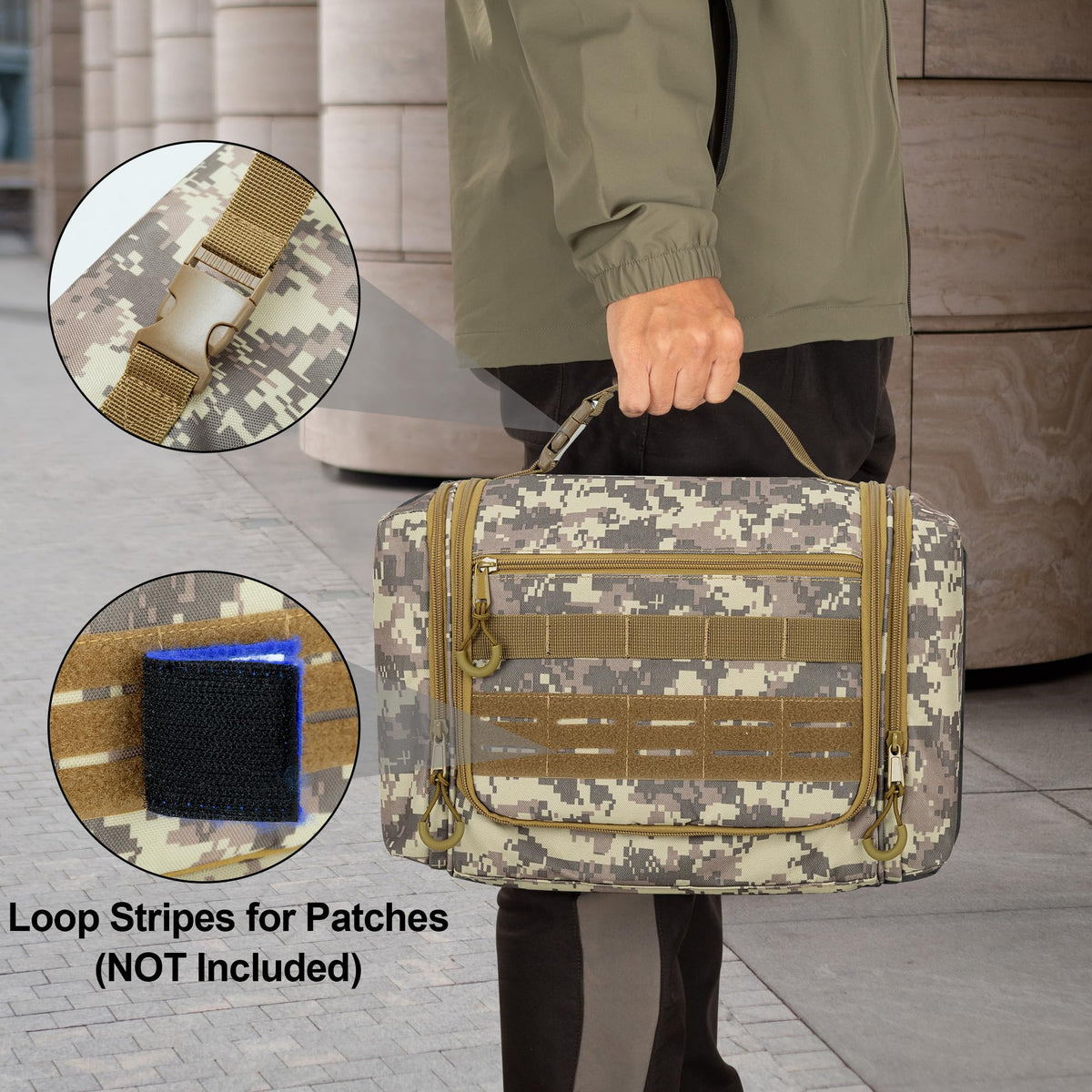 Prokva MOLLE webbing shot highlighting add-ons and customization options.
