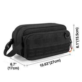 Prokva bag front loop allows patch attachment for personalization.