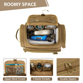 Prokva bag with a hanging hook for hands-free access