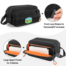 Prokva bag hard wire frame helps it stand upright on any counter.