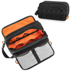 Prokva Tactical Toiletry Bag interior compartment keeps grooming items neatly organized on the go.
