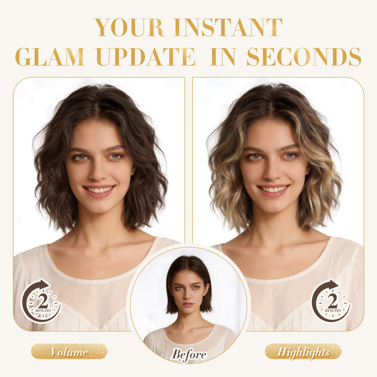 Prokyvity day-to-night hair look easily transitions with clips