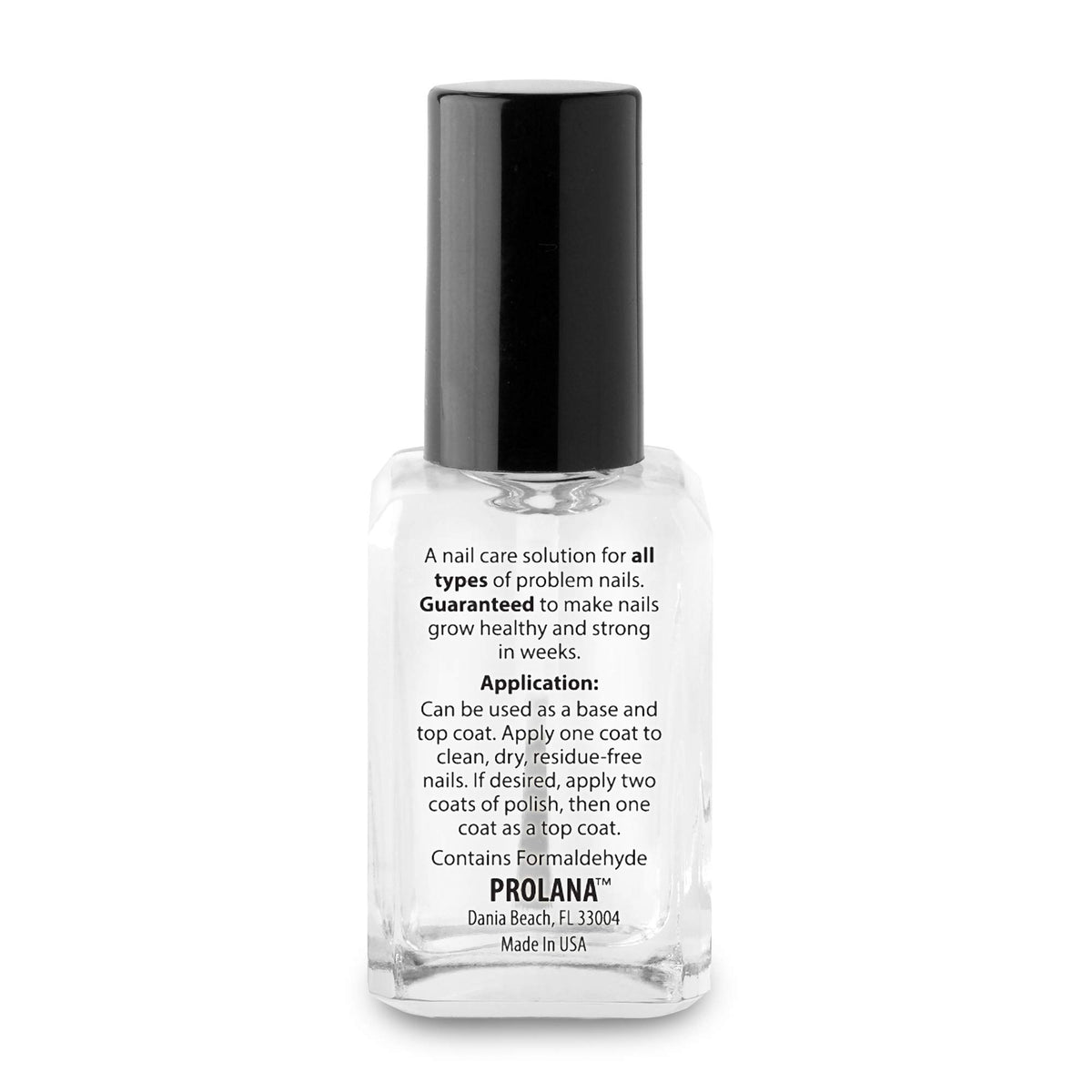 Prolana Nail Optimizer applied for a strengthened, flexible manicure finish