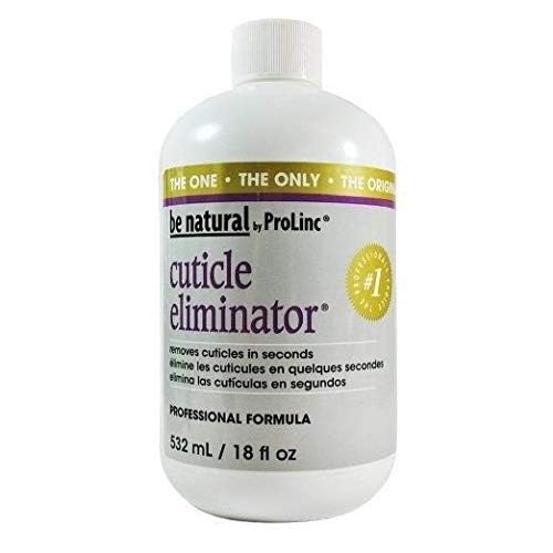 ProLinc Cuticle Eliminator pouring to soften cuticles before pedicure