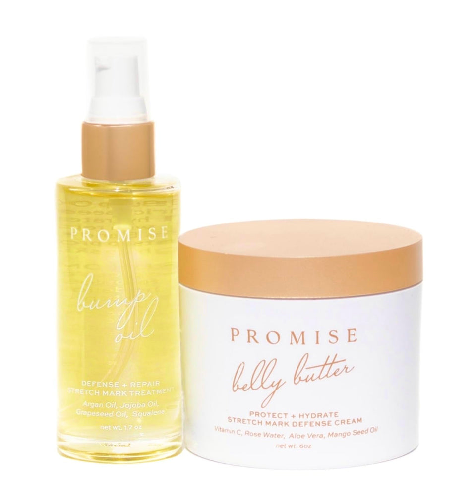 Promise Prenatal Belly Butter jar closeup for hydrating skin