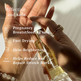 Promise Prenatal Bump Oil bottle ideal for daily hydration