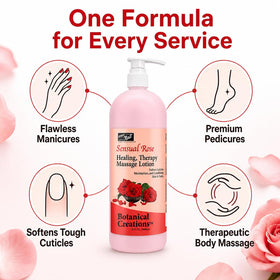 PRO NAIL Healing Therapy lotion glide enables smooth, comfortable massage and deep conditioning.