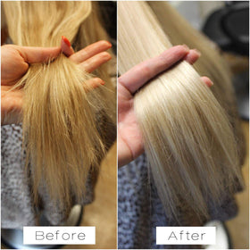 Pronexa Hair Bonder texture in bowl ready for dual-stage repair