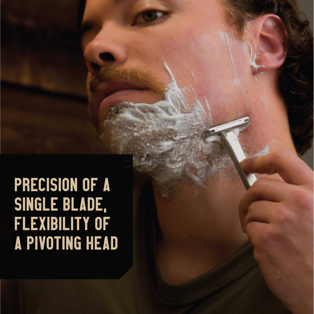 Proof Benchmark textured aluminum grip enhances secure handling.