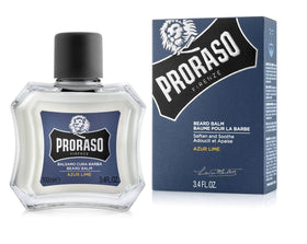 Proraso Azur Lime Beard Balm jar front view for soft, manageable beard.