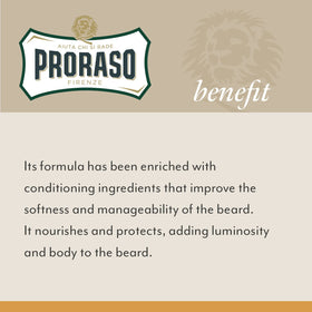 Proraso beard balm masculine cedarwood scent enhances daily wear