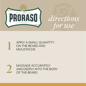 Proraso beard balm quick absorption without greasiness