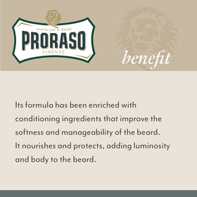 Italian Proraso packaging for beard balm