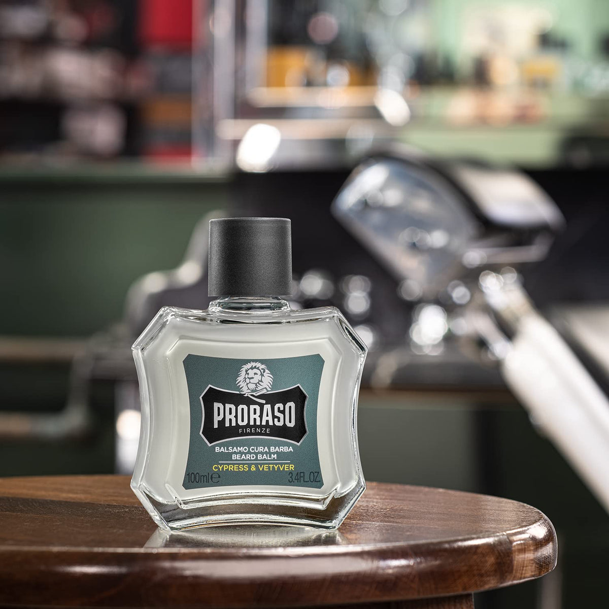 Skin remains hydrated under beard after Proraso balm