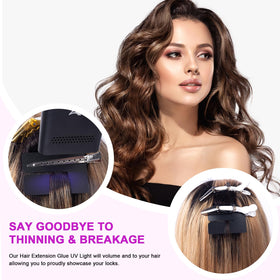 Prosa UV light hair extensions shield three provides durable protection during cure