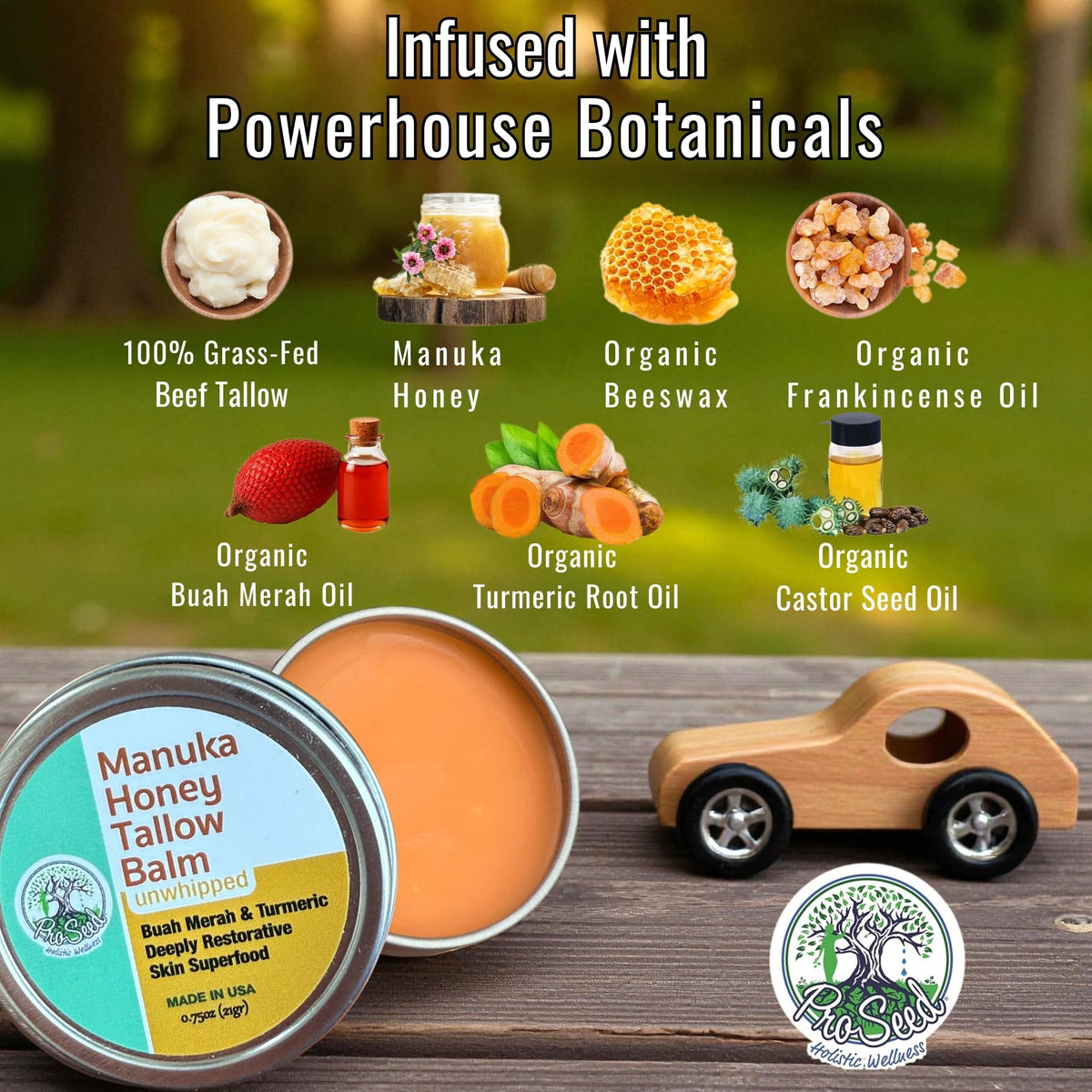 ProSeed Holistic Wellness unwhipped balm texture ready for smooth, long-lasting moisture