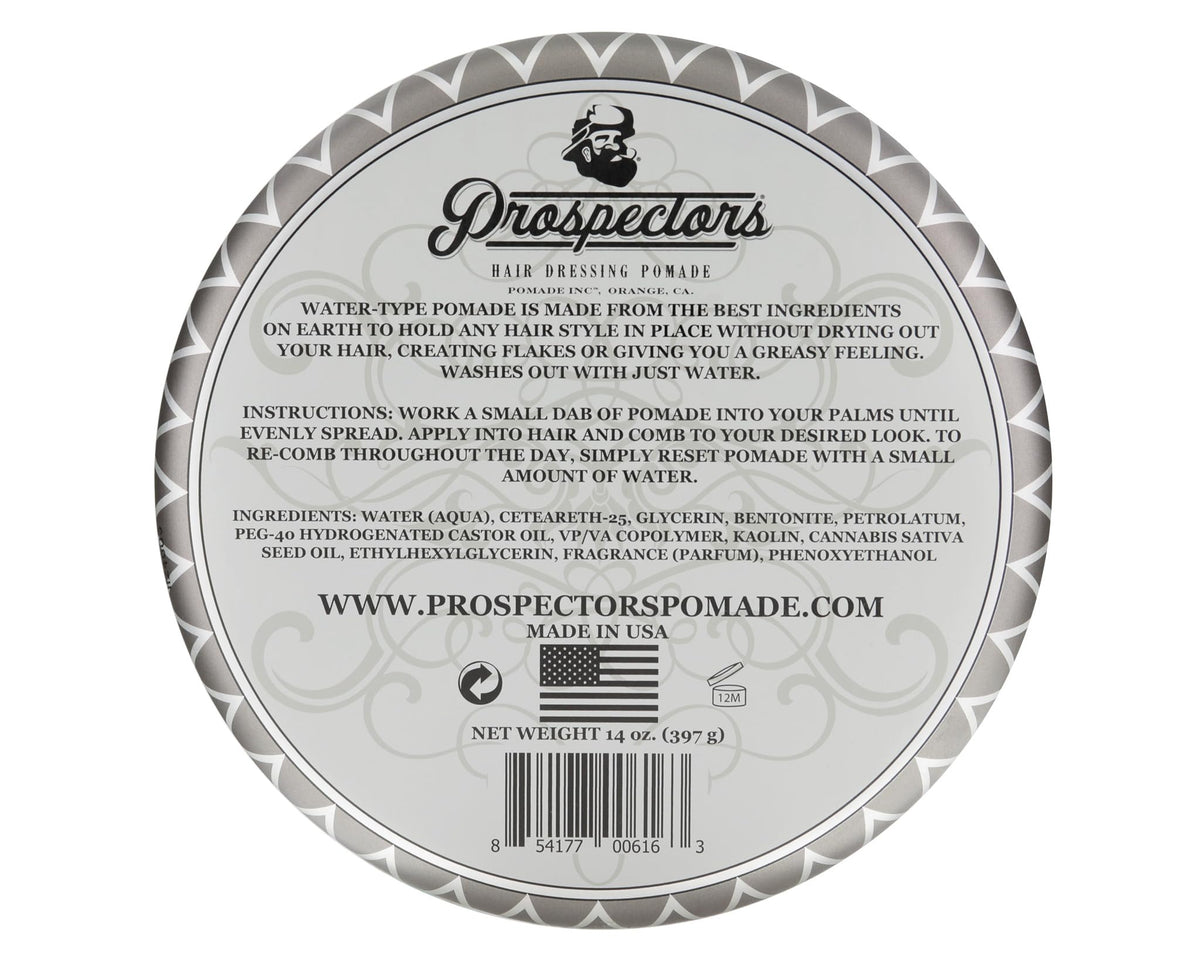 Hemp oil-infused formulation seen in PROSPECTORS Coal Mine Matte Clay