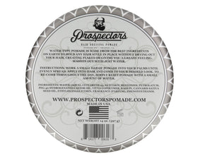 Hemp oil-infused formulation seen in PROSPECTORS Coal Mine Matte Clay