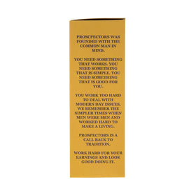 Prospectors Gold Rush pomade texture application demonstrates creamy texture for smooth, controlled styling.