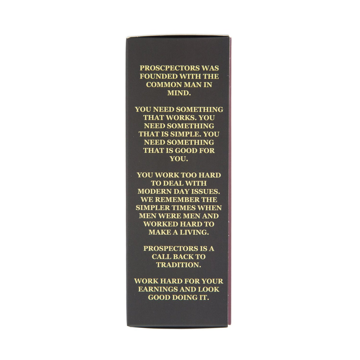 Prospectors Iron Ore Pomade dispense action illustrating easy application
