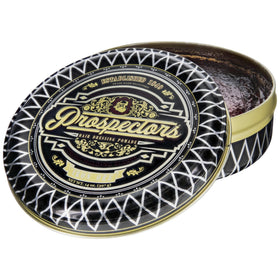 Prospectors Iron Ore Pomade jar side view highlighting compact packaging