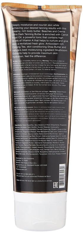 ProTan BEACHES CREME texture close-up shows a rich, non-greasy application.