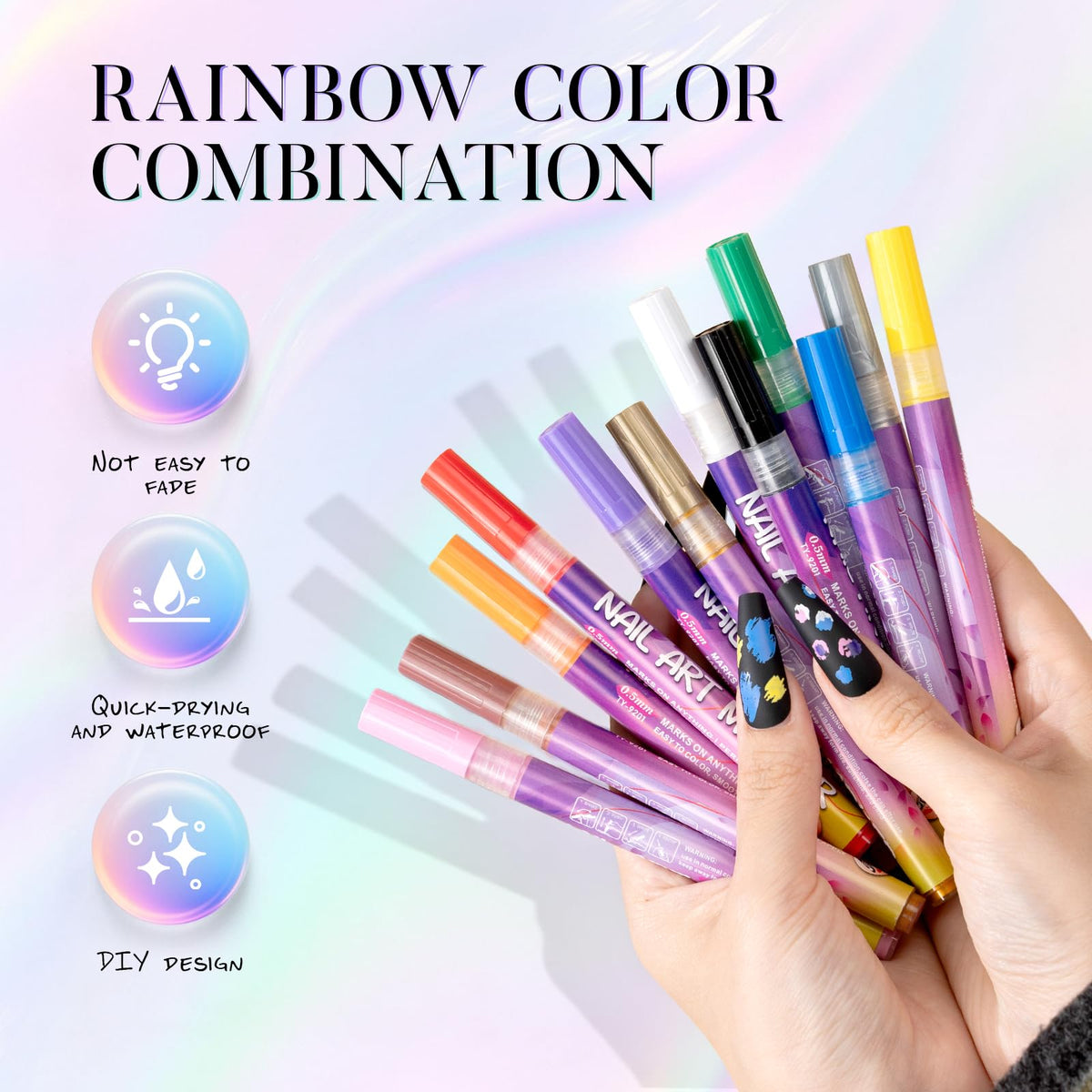 PROTECTMETER nail art pen is safe for kids with low-odor ink.