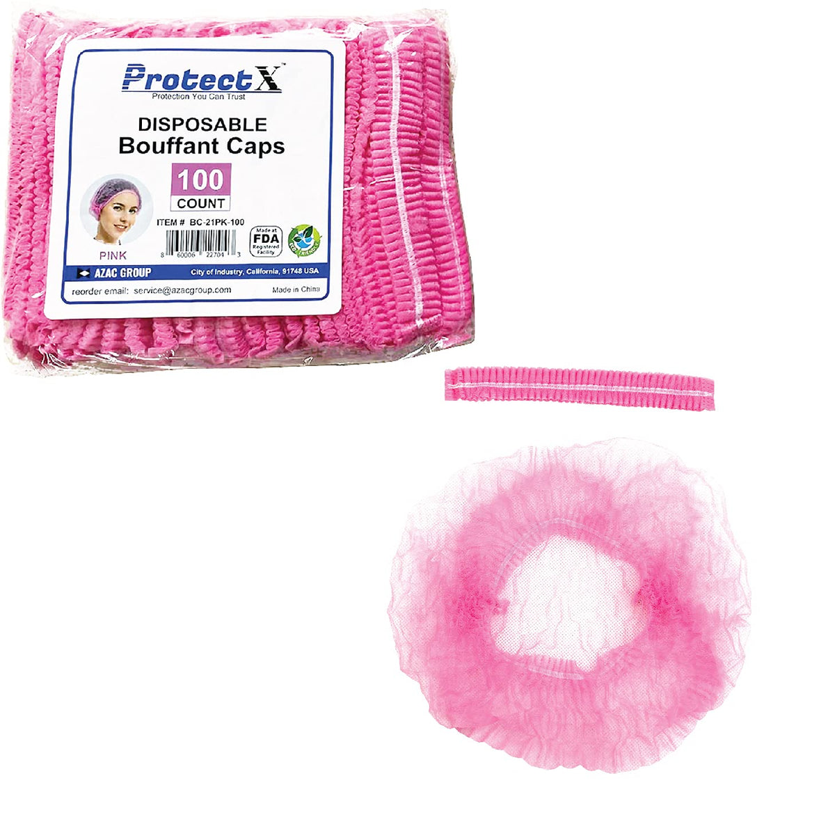 ProtectX caps suit food service, spa, and manufacturing environments.