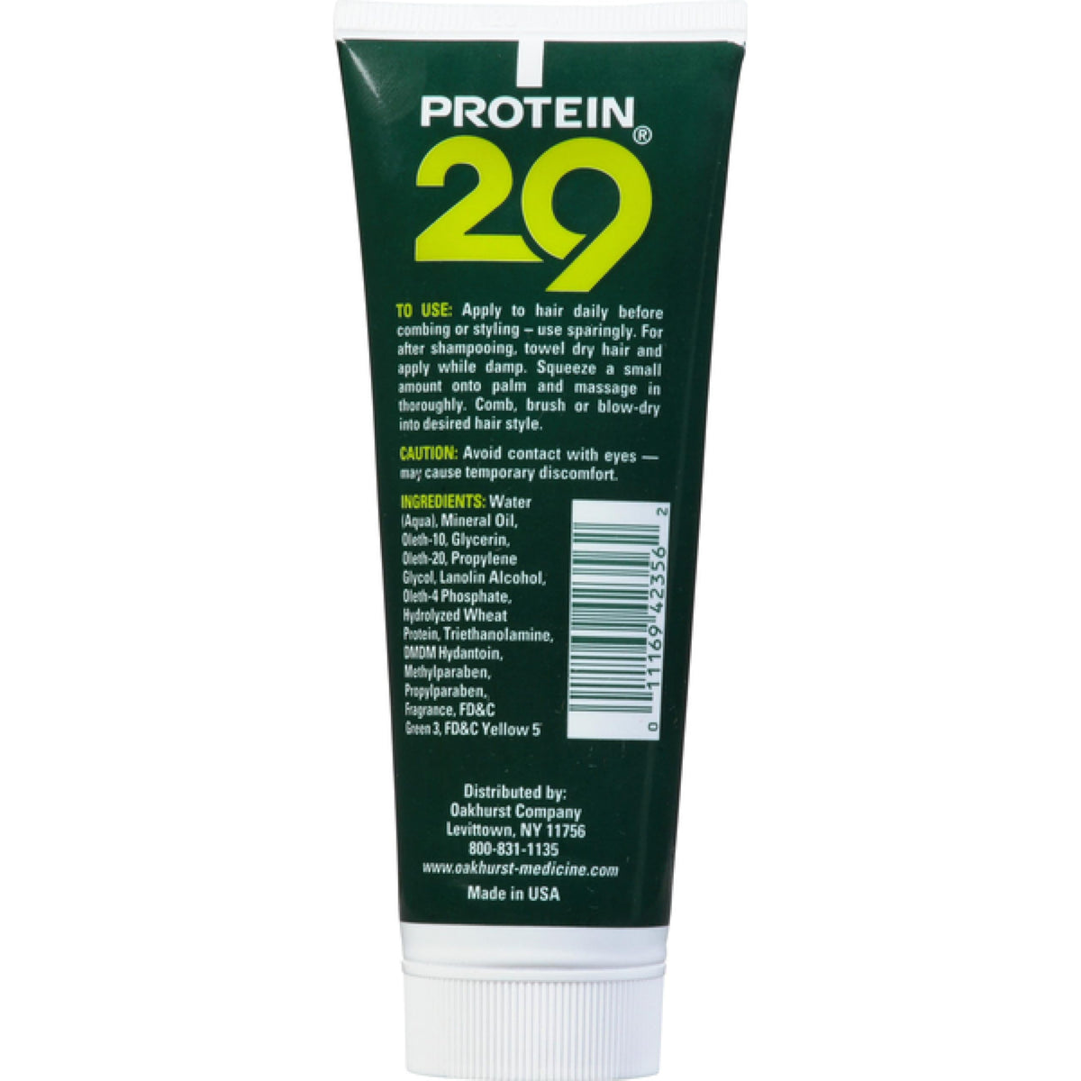 Protein 17 Protein 29 gel packaging back shows pack of three.