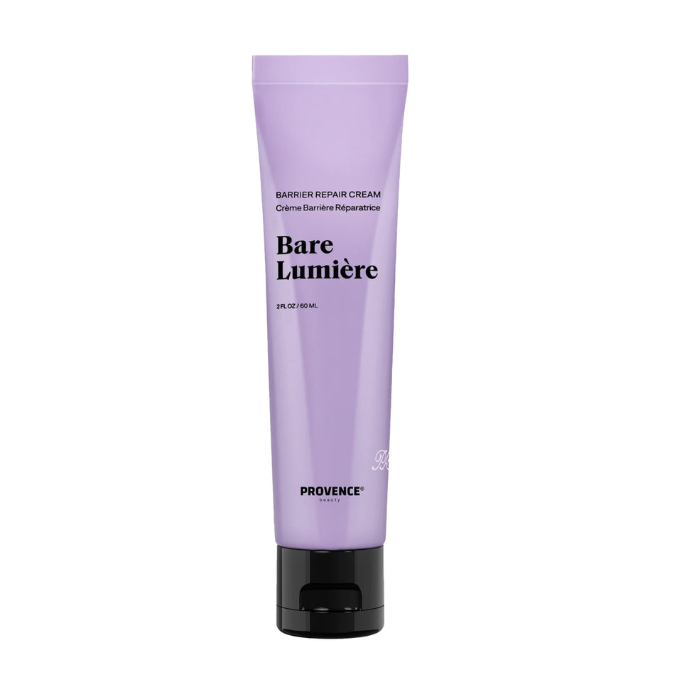 Provence Beauty BARE LUMIÈRE bottle on a clean vanity, ready to hydrate and protect your skin.