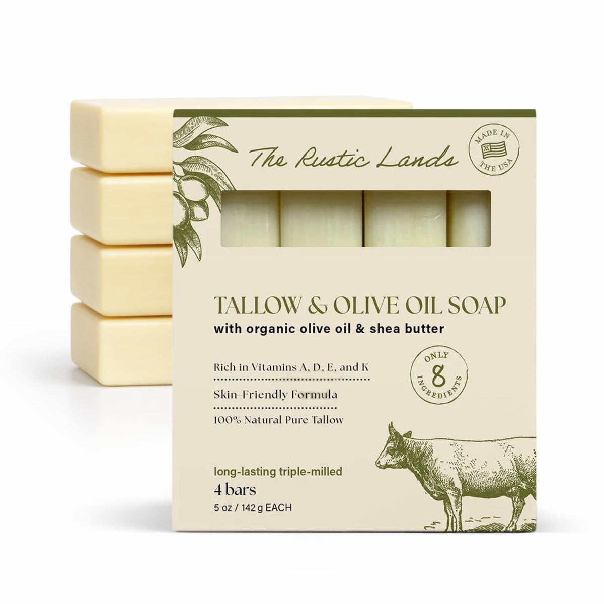 PROVENCE ESSENTIALS The Rustic Lands 4-pack offers creamy lather and nourished skin.