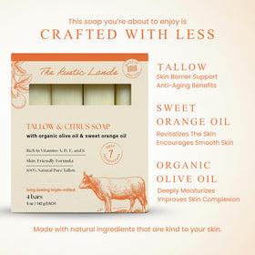 Provence Essentials Rustic Lands soap bar 5oz packaging shown