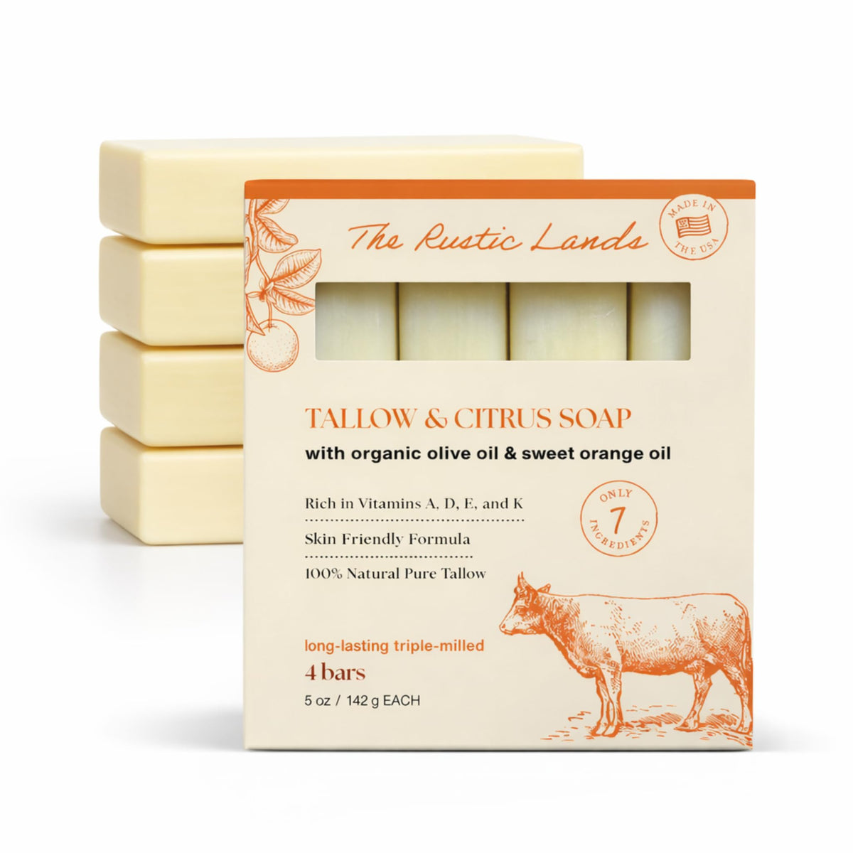 Provence Essentials Rustic Lands soap bar texture for gentle cleansing and moisturized skin