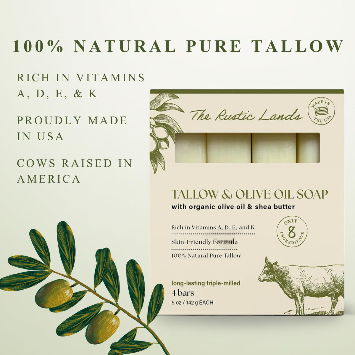 PROVENCE ESSENTIALS Shea butter enriches the bar with lasting softness.