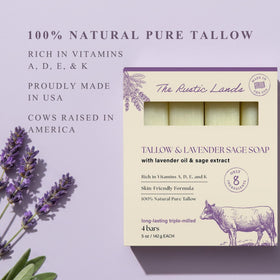 PROVENCE ESSENTIALS The Rustic Lands soap in bath with rich lather for daily cleansing